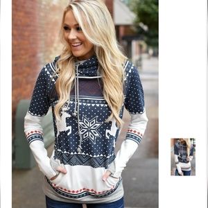 VGC Ampersand Fair Isle XS S Hoodie